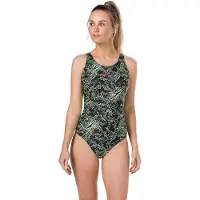 Speedo Boom Muscleback Swimsuit Noir UK 32 Femme