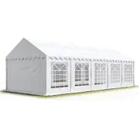 Sonstiges TOOLPORT 5x10 m Tente de réception / Barnum blanc toile de haute qualité PVC 700 N
