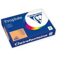 Clairefontaine Universal-Papier Troph‚e, A4, 120 g/qm, mandarine