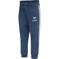 Hummel Pantalon de sport bleu / blanc