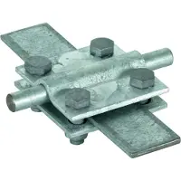Dehn Pièce en croix acier/tZn KS 8.10 FL30 STTZN 318201