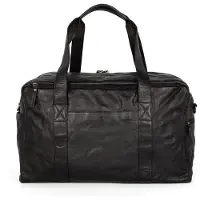 Spikes & Sparrow Cuir sac de voyage sac à épaule Brian Weekender Black noir