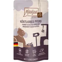 MjAMjAM Pur Plaisir de Viande - Sachet à presser Adult Cat - Cheval - 12 x 125 g