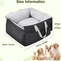OEM Siège auto pour petits chiens - kit de transport pour chien - avec ceintures de sécurité - pour petits chiens.