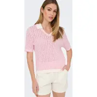 ONLY Pull-over 'ONLSporti' rose / blanc