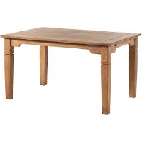 MASSIVMOEBEL24.DE MASSIVMOEBEL24 | Table à Manger TOULOUSE #14 Bois de Manguier Huilé Beige - 140x90x76