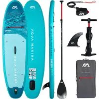 Aqua Marina Breeze All-around Inflatable Paddle Surf Board Vert 300 x 76 x 12 cm