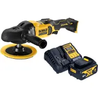 DeWalt DCM 849 M1 Polisseuse excentrique sans fil 18 V 180 mm Brushless + 1x batterie 4,0 Ah + chargeur