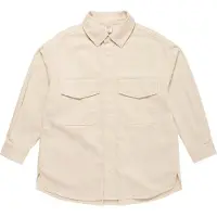 Mystic The Overshirt Long Sleeve Shirt Beige L Femme