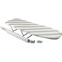 Emuca Planche à repasser pliable Iron en acier