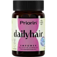 Priorin dailyhair Empower Biotin gommes pour des cheveux naturellement forts, 30 pcs. Drops de gomme