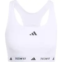 Adidas Soutien-gorge de sport 'TECHFIT' noir / blanc