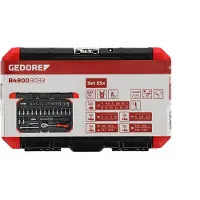 Gedore Socket Set Toolbox Rouge