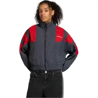 Adidas Blocked Washed Zipped Track Top Femme - Vestes Zippees, Noir - Taille M (38-40) - Nylon
