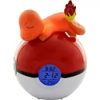 Teknofun BigBen, Radio-réveil lumineux avec Glumanda endormi sur Pokeball, rouge