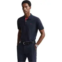 Gant T-Shirt bleu marine / rouge