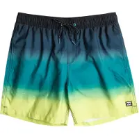 Billabong Shorts de bain 'All Day Fade 16' bleu foncé / jaune / pétrole / noir