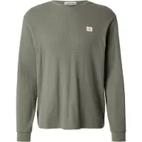 Calvin Klein Jeans Pull-over 'Long Sleeve Waffle' olive