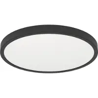 Eglo Lumière LED de plafond Fueva 6 rond - noir - Ø 38,9cm