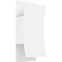 Eglo Applique murale LED pour l'extérieur Montarello, applique murale d'extérieur, lampe d'extérieur avec commutateur DIP, métal blanc, blanc chaud, blanc neutre, blanc froid, IP44
