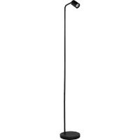 Eglo Lampe sur pied Rigomagno de , lampe de salon avec spot orientable, lampe sur pied en métal de couleur noire, lampe de lecture avec culot GU10, 151 cm