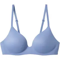Calvin Klein Lv00qf8013 Wirefree Bra Bleu 65 / B Femme