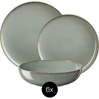 ASA Ensemble de vaisselle Selection - 6 personnes - Saisons - 350 ml - 18 pièces