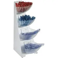 Aps Buffetregal Multi-Rack, Organisateurs de cuisine, Argent, Transparent