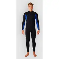 Rip Curl Trad 4/3 Mm Long Sleeve Back Zip Neoprene Suit Noir XL Homme