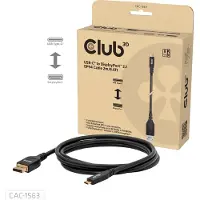 Club 3D Cac-1563 Displayport To Usb-c Cable Clair