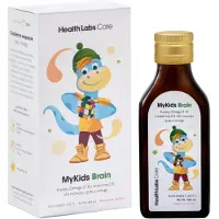 Healthlabs COMPLÉMENT ALIMENTAIRE FAVORISANT LE DÉVELOPPEMENT ET LE FONCTIONNEMENT DU CERVEAU (MYKIDS BRAIN) POUR LES ENFANTS À PARTIR DE 3 ANS, SOUS FORME LIQUIDE, 100 ml - HEALTH LABS CARE