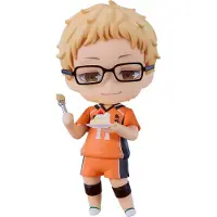 Good Smile Company Haikyu!! Kei Tsukishima The New Karasuno Nendoroid Figure 10 Cm Orange