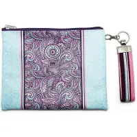 Makenotes Femmes, Sac, Pochette violette et pâle, Bleu