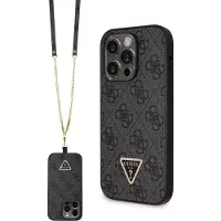 GUESS Guhcp14lp4tdscpk Iphone 14 Pro 6.1 Crossbody 4g Phone Case Clair