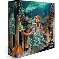 Iello Jeu de société Khora, jeu de stratégie grec, 2 à 4 joueurs