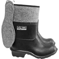 Lemigo Bottes en feutre Eva Taille 46 Noir /804