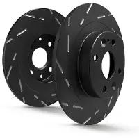 EBC Disque de frein sport Black Dash EBC117457 pour Renault CAPTUR II, Grand Scénic 3, Laguna 3, Laguna Latitude et Mégane (avant)