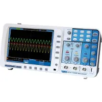 Peaktech P 1245 Oscilloscope numérique - 2 canaux, 100 MHz, 1 GS/s | Écran couleur, USB/LAN, FFT & fonction Autoset