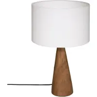 Atmosphera Lampe de nuit, abat-jour blanc, Ø 28 x 46 cm
