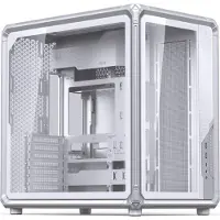 Jonsbo X400 PC-Gehäuse, Midi Tower, ATX, Tempered Glass - weiss (ATX, mATX, Mini-ITX), Boîtier PC, Blanc