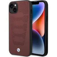 BMW Étui BMHCP14S22RPSR iPhone 14 6,1" bourgogne/bourgogne Motif sièges en cuir (Apple iPhone 14), Coque pour téléphone portable, Rouge