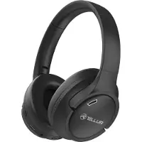 Tellur Casque supra-auriculaire Bluetooth Vibe ANC (ANC, 20 h, Sans fil), Écouteurs, Noir
