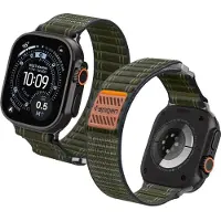 Spigen WBF0 (44 mm, 45 mm, 46 mm, 49 mm, Nylon, Plastique, Textile, Tissu, Tissu tissé), Sangles de montre, Vert
