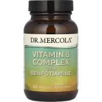 Dr. Mercola , Complexe de Vitamines B avec Benfotiamine, 60 Gélules