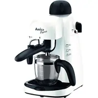 Amica Ekspres ciśnieniowy CD 1011, Machines à expresso, Blanc, Noir