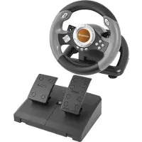 Ironkey Challenge Mini LE Black, Red USB 2.0 Steering wheel + Pedals PC (PC), Manette, Gris, Noir