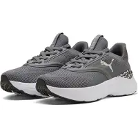 Puma Softride Mayve Animal, chaussures de sport pour femmes, modèle à lacets, couleur gris, style décontracté