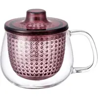 Kinto UNITEA Unimug - Gobelet avec passoire à thé 350 ml rouge vin (0.35 l)