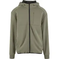 Urban Classics Sweat à capuche zippé extensible Modern pour homme, vert