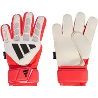 Adidas Predator Match Fingersave Junior Goalkeeper Gloves Blanc 4.5 Enfants